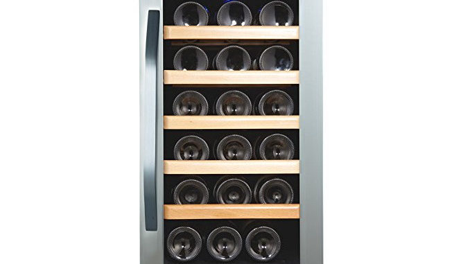 Kalamera KR-18ASS Edelstahl (3) Kalamera KR-18ASS Edelstahl Weinkuehlschrank 48 Liter 18 Flasche